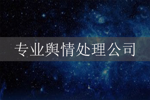專業輿情處理公司：讓危機公關更高效